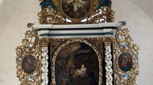 Altar der Dorfkirche Schloen